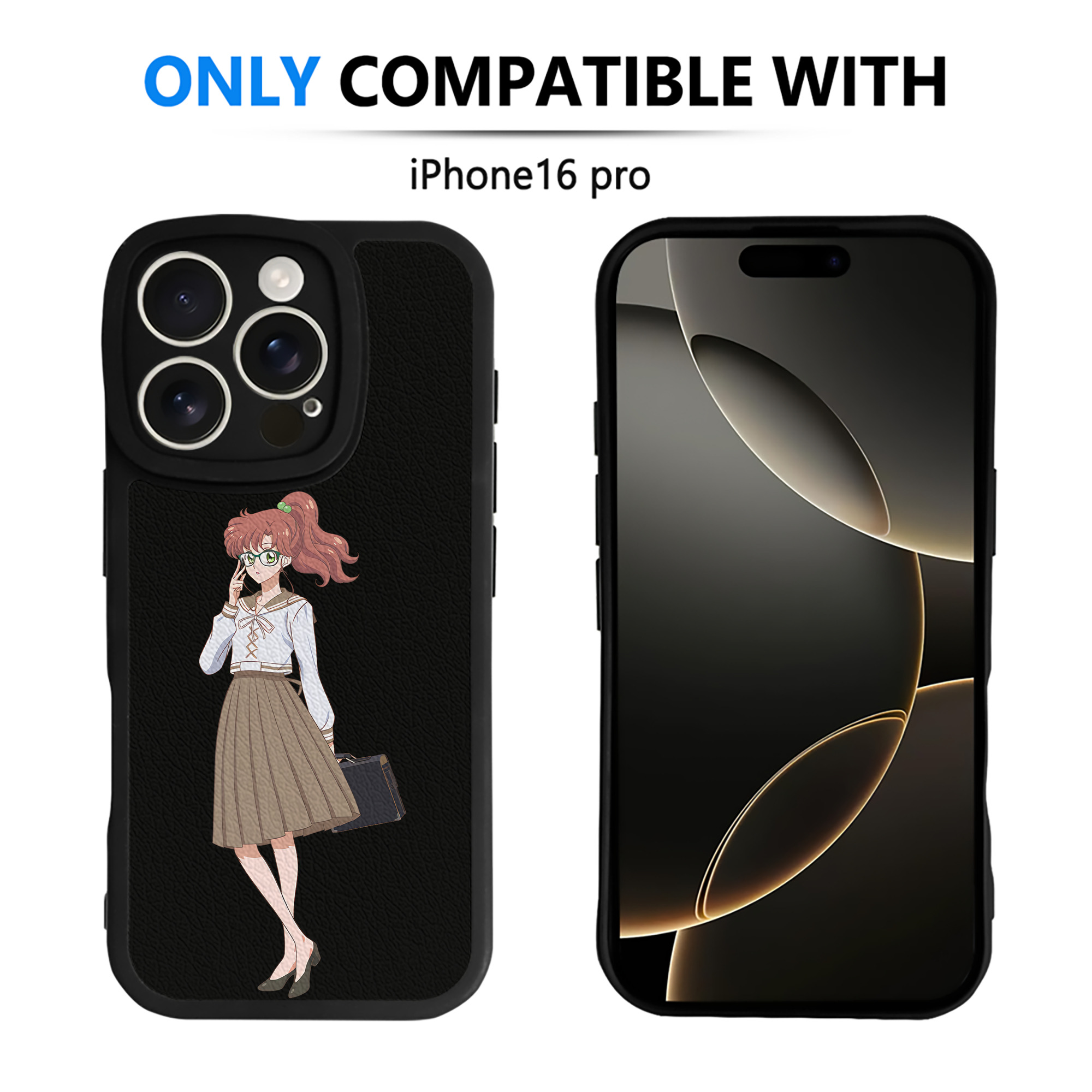 （画像用） 美少女戦士セーラームーン 木野 まこと きの まこと Sailor Moon Kino Makoto （セーラージュピター；Sailor Jupiter） 【iPhone 16シリーズ対応】シリコンスマホケース（レザー調） 材質：シリコン